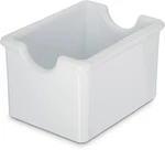 White Plastic Sugar Caddy For Kitchens Countertop Holds 20 Packets Bar. Fixed Price $15.88.