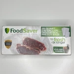 Foodsaver Vacuum Seal Bags Multiple Sizes 25 Quart 10 Gallon 35 Count Total. Fixed Price $25.00.