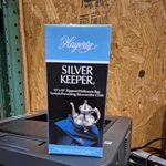 New Hagerty Silver Keeper 15X15 Zippered Holloware Bag Tarnish Preventing Cloth. Fixed Price $19.00.