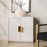 Uttermost Emma 2 Door White Cabinet. Fixed Price $1461.60.