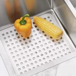 Small Sink MAT,1 Pack White 11.2X12.7INCH Protector Mats For Bottom Of Kitc. Fixed Price $19.85.
