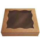Cherry 25-PACK 12"X12"X3"LARGE Brown Bakery Boxes With Pvc Window For Pie And.... Fixed Price $41.07.