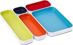 Three By Seattle 5 Piece Shallow Metal Organizer Tray Set For St. Fixed Price $32.69.