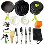 Outdoor Camping Cookware Cooking Equipment Mess Kit Backpacking Gear Hiking Pan. Fixed Price $28.99.