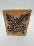 Psx K-1299 Rubber Stamp Lilac Botanical 1994 Garden Flowers. Fixed Price $14.99.