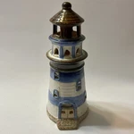 Dennis East International Ceramic Lighthouse Tealight Candle Holder 6.5 Tall. Fixed Price $20.00.