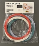 Ikea 365+ 003.686.68 Replacement Lid Gasket Round Assorted Colors 4 Pack New. Fixed Price $11.00.