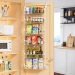 Delamu Over The Door Pantry Organizer, 6-TIER Organizers And Storage, Met. Fixed Price $43.99.