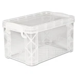 Stackable Clear Storage Box 3 5 Inches For Craft Supplies And Index Cards. Fixed Price $10.89.