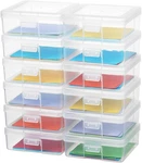 Novelinks Stackable Plastic Clear Storage Box Containers With Latching Lid - .... Fixed Price $25.19.