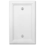 Elly 1 Gang Blank Composite Wall Plate - White. Fixed Price $10.21.