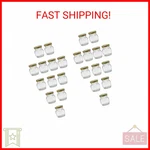 Set Of 24 2OZ Glass Jars With Gold Lids For Honey, Jam, Spice. Fixed Price $25.63.