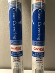 Con-tact Brand Clear Covering Adhesive 18 X 20 Inches New (lot Of 2). Fixed Price $14.44.