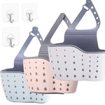 Qtopun Sponge Holder For Sink, 3 Pack Caddy Organizer With Hooks Kitch.... Fixed Price $19.74.