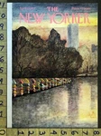 1977 City Park Lake Rowboat Decor Charles Martin New Yorker Cover FC1134. Fixed Price $21.95.