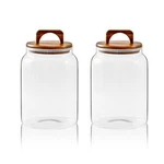 Sweejar Glass Jars For Laundry Room Organization, 90 Ounce Large, Clear. Fixed Price $61.55.