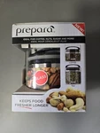Prepara Evak Airtight Food Storage 16 Oz Glass. Fixed Price $6.99.