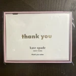 New Kate Spade Gold Dot With Script Thank You Set 10 3.3 X4 X5.12. Fixed Price $12.99.