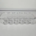 Idesign Hard Plastic Egg Holder For Refrigerator With Lid. Fixed Price $15.99.