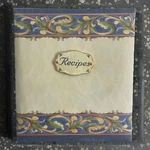 C.r. Gibson Recipe Book 12 Tabbed Dividers 20 Pocket Pages W/cards Ringbound. Fixed Price $19.95.