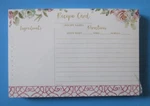 Abot Butterflies & Flowers Pack 50 Recipe Cards Legacy Rose Floral Bridal Shower. Fixed Price $9.99.