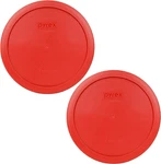 Pyrex 7402-PC 6/7 Cup Poppy Red Bpa-free Plastic Lid (2-PACK) Made In Usa. Fixed Price $20.86.