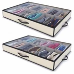 Woffit Under Bed Storage Organizer Set Containers, Each 12. Fixed Price $18.50.