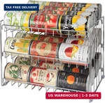 Kitchen Details 3 Tier Organizer Chrome Steel Canned Food Storage Rack. Fixed Price $49.98.