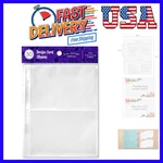 Binder Page Protectors For 4X6 Recipe Cards Photos 50 Count - Crystal Clea.... Fixed Price $28.79.