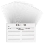 100PCS Recipe Card PROTECTORS4X6 Waterproof Clear Inches. Fixed Price $11.05.