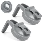 Xylanor Mason Pour Spout Lid For Wide Mouth Jars, 2 Pack, Grey. Fixed Price $13.35.