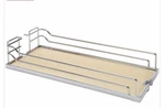 Hafele Dispensa Tray Set, Chrome Maple, 11" X 20 3/8" 4 1/8". 2PCS. Fixed Price $224.95.