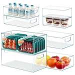 Heyuzb 8 Pack Freezer Bins Fridge Organizers And Storage Stackable .... Fixed Price $53.06.