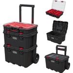 Modular Resin Tool Storage 3PC Rolling Organizer For Garage Diy Home. Fixed Price $187.18.