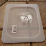 Cambro 60SC Camwear White 1/6 Size Food Pan Seal Covers Lids 6-PACK. Fixed Price $20.00.