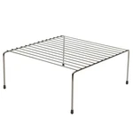Freestanding Shelf Helper For Dinnerware By Home Basics Storage Organizer F.... Fixed Price $43.47.