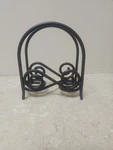 Spectrum, Black, Scroll Arch, Napkin Holder Cast Iron. Fixed Price $20.50.