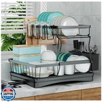 7 Code Large Dish Drying Rack For Kitchen Counter, Detachable Capacity. Fixed Price $44.99.