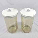 Foodsaver 2 Vacuum Canisters Snail Container Sealer Smoke KY-114. Fixed Price $15.00.