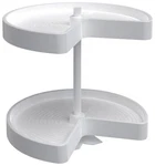 Rev-a-shelf LD-2472-18BM-1 Lazy Daisy Polymer Double 18" White. Fixed Price $66.31.