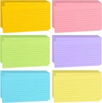 Tecmisse 1200 Pcs Ruled Index 3 5 Inches, Yellow,orange,blue,green,pink. Fixed Price $28.02.