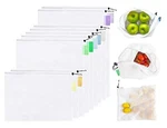Purifyou Reusable Produce Bags, Heavy Duty Double Stitched Set Of 9 Mixed. Fixed Price $27.51.