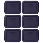 Pyrex 7213-PC Rectangular Blue 1.9 Cup Plastic Storage Lid 6PK For Glass Dish. Fixed Price $21.99.