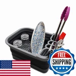 Sammart Collapsible Dish Drainer Board - Foldable Drying Rack Set. Fixed Price $33.91.