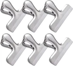 6 Bag Clips, Stainless Steel Chip Clip, Packs, Sliver. Fixed Price $9.11.