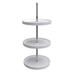 Rev-a-shelf 20'' Lazy Susan Full-circle Polymer 3-SHELF, White, 6013-20-11-526. Fixed Price $111.99.