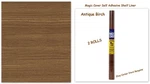 2 Rolls Magic Cover Shelf Liner Antique Birch Self Adhesive 18" X 9 Feet. Fixed Price $18.95.