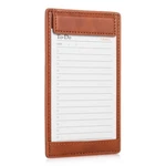 Notsu Note Card Holder Minimalist 3X5 Index Case Brown Vegan Leather. Fixed Price $51.99.