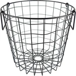 Dii Metal Wire Mesh Stackable Utility Storage Bin Small Round, 12X12X10 Black. Fixed Price $62.99.