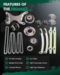 Timing Chain Kit For Dodge Ram 1500 Durango Dakota Jeep 03-08 4.7L Sohc. Fixed Price $74.61.